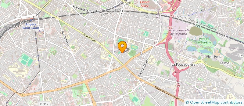 localisation de l'entreprise MONSIEUR BADREDINE CHARTAYE MAHMOUD à ANGERS