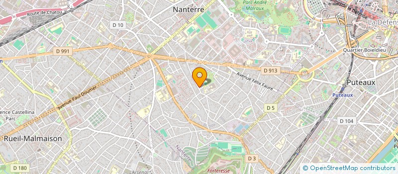 localisation de l'entreprise MONSIEUR BADREDINE REDOUANI  NANTERRE