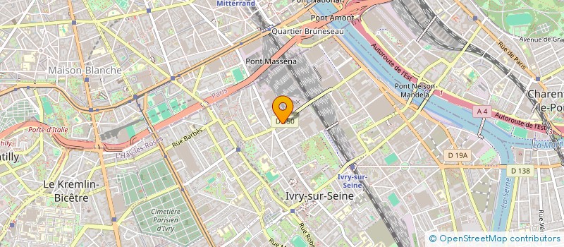 localisation de l'entreprise MONSIEUR BADREDINE ZANAZ  IVRY-SUR-SEINE