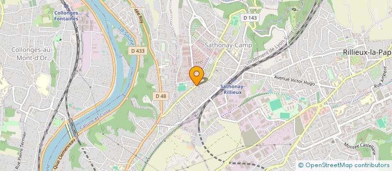 localisation de l'entreprise MONSIEUR BADRI DEBBOUZ  SATHONAY-CAMP