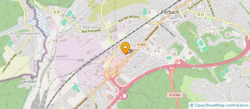 localisation de l'entreprise MONSIEUR BADRI MAKHMUDOV  FORBACH