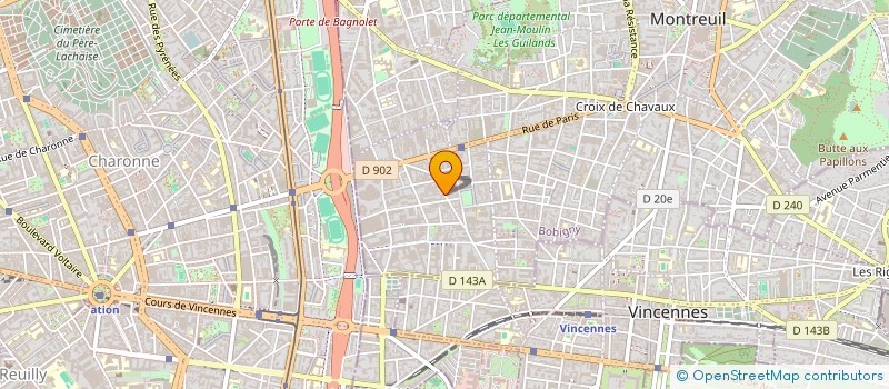 localisation de l'entreprise MONSIEUR BADRI TRIAI à MONTREUIL