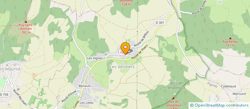 localisation de l'entreprise MONSIEUR BADRISSI LIFIFE  YRONDE-ET-BURON