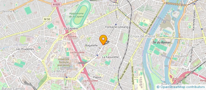 localisation de l'entreprise MONSIEUR BADROUDINE ABDOU  TOULOUSE