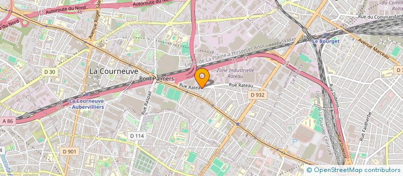 localisation de l'entreprise MONSIEUR BADRUL ALAM à LA COURNEUVE