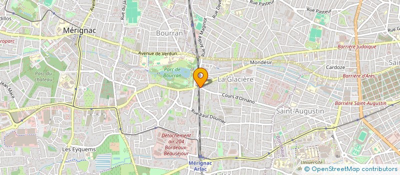 localisation de l'entreprise MONSIEUR BADRUL ALAM  MERIGNAC