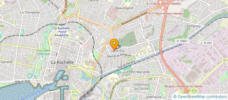 localisation de l'entreprise MONSIEUR BADRUL ELSEVAR  LA ROCHELLE