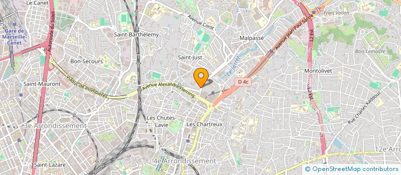 localisation de l'entreprise MONSIEUR BADRY HICHAM TALHI  MARSEILLE