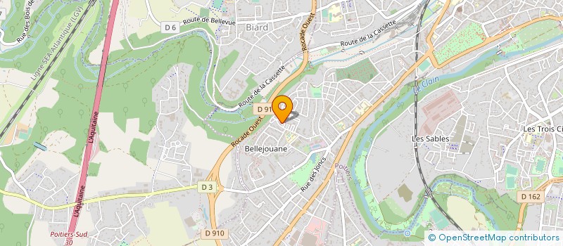 localisation de l'entreprise MONSIEUR BAFODE DIABY à POITIERS