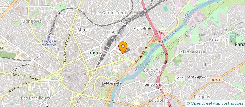 localisation de l'entreprise MONSIEUR BAFODE DIABY à LIMOGES