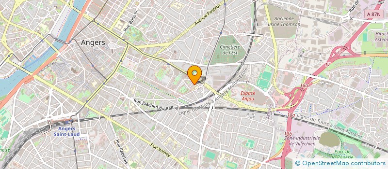 localisation de l'entreprise MONSIEUR BAFODE DIABY  ANGERS