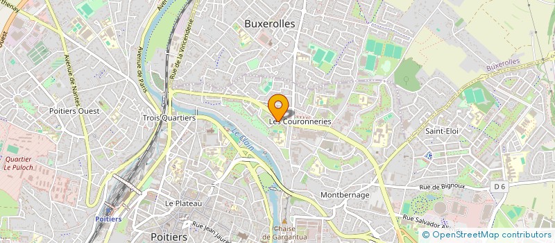 localisation de l'entreprise MONSIEUR BAFODE DIABY  POITIERS