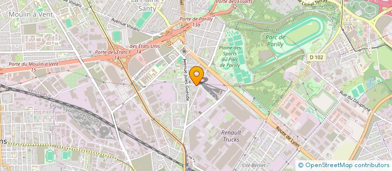 localisation de l'entreprise MONSIEUR BAFODE DIAKHABY  VENISSIEUX