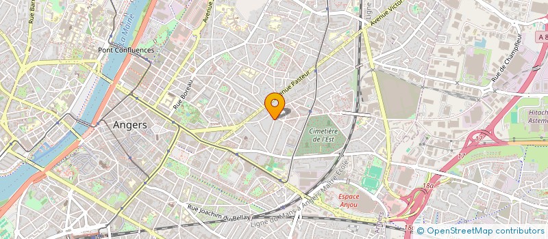 localisation de l'entreprise MONSIEUR BAFODE DIAKHABY à ANGERS