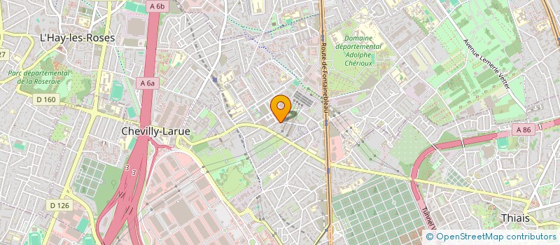 localisation de l'entreprise MONSIEUR BAFODE DRAME  CHEVILLY-LARUE