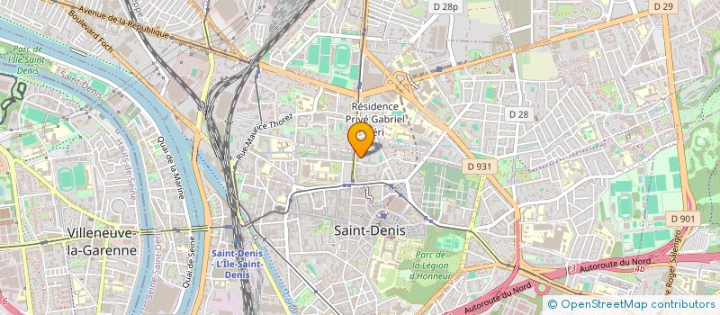 localisation de l'entreprise MONSIEUR BAFODE GASSAMA GASSAMA à SAINT-DENIS