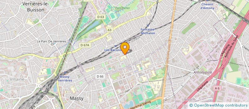 localisation de l'entreprise MONSIEUR BAFODE KEBE à ANTONY