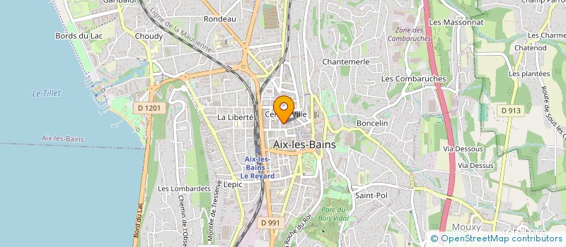 localisation de l'entreprise MONSIEUR BAFODE KOITA  AIX-LES-BAINS