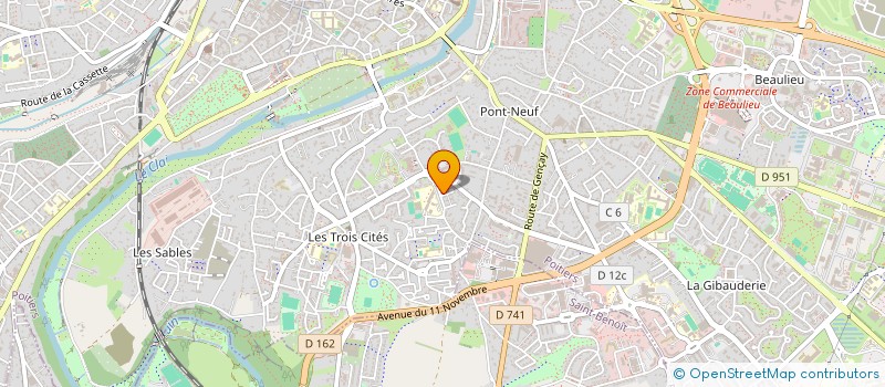 localisation de l'entreprise MONSIEUR BAFODE MASSAMBA  POITIERS