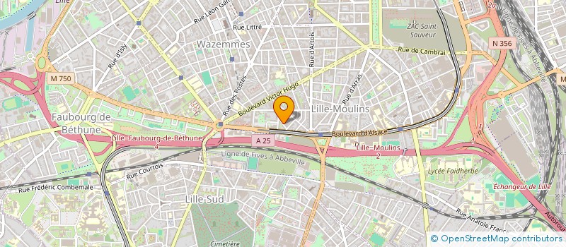 localisation de l'entreprise MONSIEUR BAFODE TOURE à LILLE