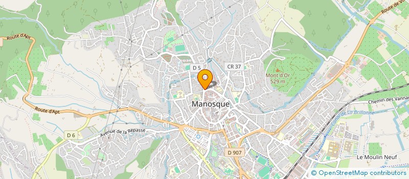 localisation de l'entreprise MONSIEUR BAFTI NERGUTI à MANOSQUE