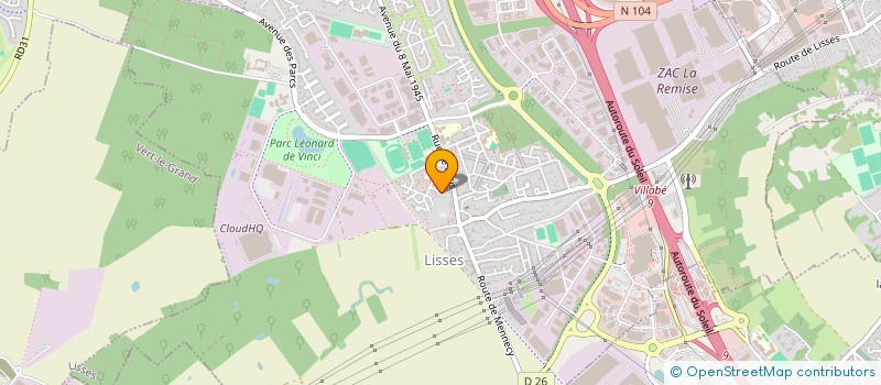 localisation de l'entreprise MONSIEUR BAGDADE NAMOUNE  LISSES