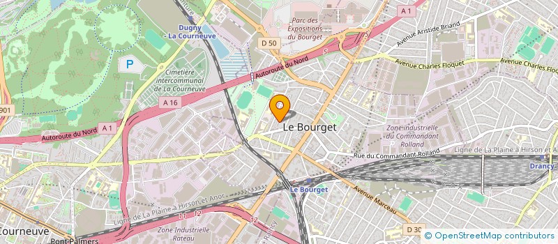 localisation de l'entreprise MONSIEUR BAGHDAD ABOKAR à LE BOURGET
