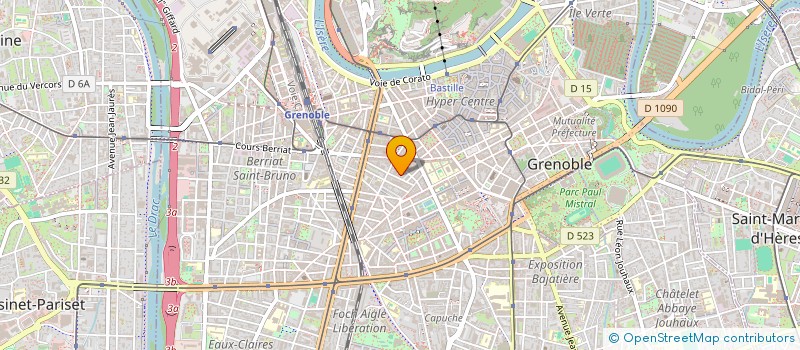 localisation de l'entreprise MONSIEUR BAGHDAD BELKHARROUBI  GRENOBLE