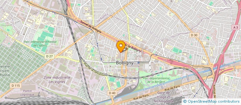 localisation de l'entreprise MONSIEUR BAGHDAD MEGHDIR  BOBIGNY