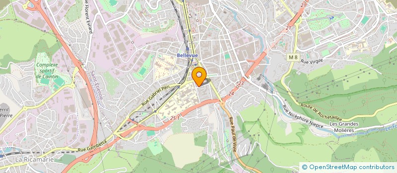 localisation de l'entreprise MONSIEUR BAGHDAD REZIG  SAINT-ETIENNE