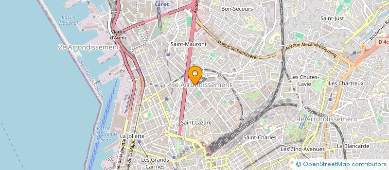 localisation de l'entreprise MONSIEUR BAGHDADI ZAALENE  MARSEILLE