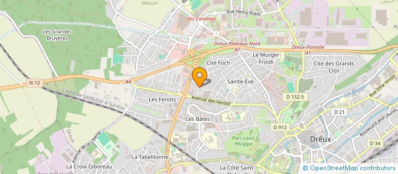 localisation de l'entreprise MONSIEUR BAGHDASARYAN ARMEN à DREUX