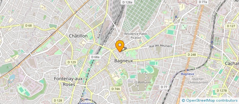localisation de l'entreprise MONSIEUR BAGNEUX LACOSTE à BAGNEUX