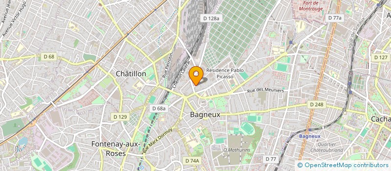 localisation de l'entreprise MONSIEUR BAGNEUX LACOSTE PLOMBIER à BAGNEUX