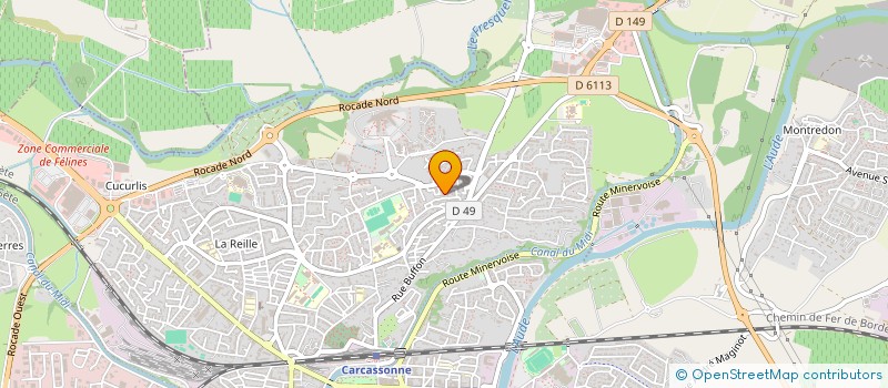 localisation de l'entreprise MONSIEUR BAGRAT MOURADOV  CARCASSONNE