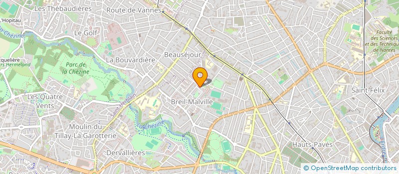 localisation de l'entreprise MONSIEUR BAGUIMO KEBE à NANTES