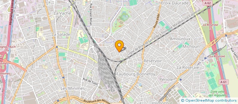 localisation de l'entreprise MONSIEUR BAHA BELKHEIR à TOULOUSE