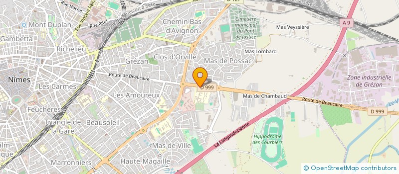 localisation de l'entreprise MONSIEUR BAHABELOM KAHASE  NIMES