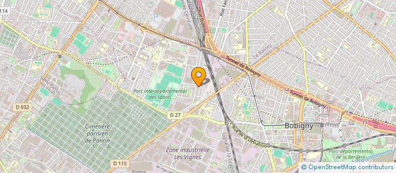 localisation de l'entreprise MONSIEUR BAHADER OURIAKHEL  BOBIGNY