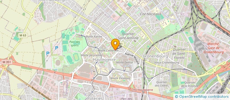 localisation de l'entreprise MONSIEUR BAHADIR DONMEZ à STRASBOURG