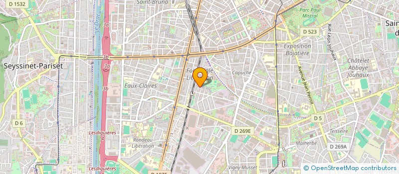 localisation de l'entreprise MONSIEUR BAHADOR DURANI à GRENOBLE