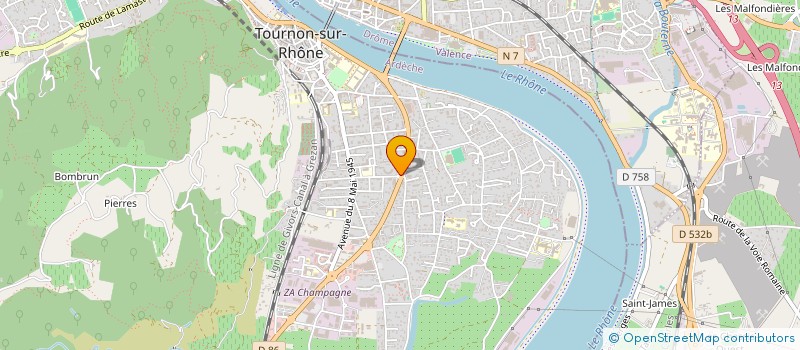 localisation de l'entreprise MONSIEUR BAHAEDDINE KAHLAOUI à TOURNON-SUR-RHONE