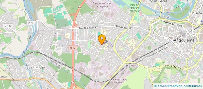 localisation de l'entreprise MONSIEUR BAHARI AHMED à ANGOULEME