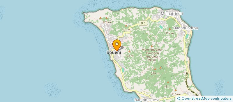 localisation de l'entreprise MONSIEUR BAHAROUSSOIFFAY MCHINDRA à BOUENI