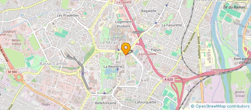 localisation de l'entreprise MONSIEUR BAHATI MUKADI  TOULOUSE