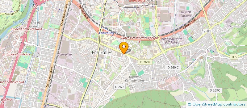 localisation de l'entreprise MONSIEUR BAHDEL JASARI à ECHIROLLES