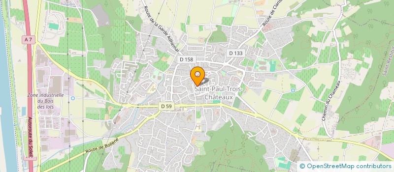 localisation de l'entreprise MONSIEUR BAHER FATNASSI  SAINT-PAUL-TROIS-CHATEAUX