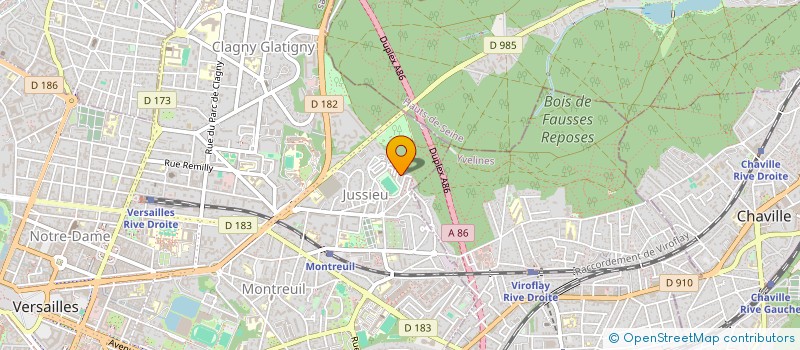 localisation de l'entreprise MONSIEUR BAHERABA FOFANA à VERSAILLES