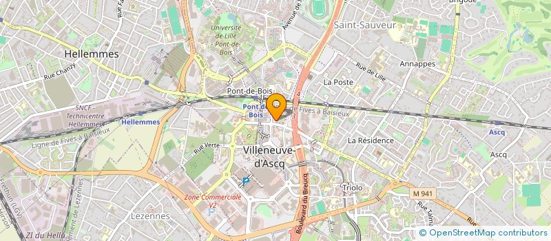 localisation de l'entreprise MONSIEUR BAHI HADDOUN à VILLENEUVE-D'ASCQ