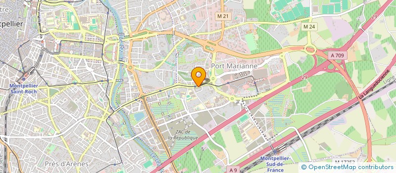 localisation de l'entreprise MONSIEUR BAHIGE TOURBAH à MONTPELLIER